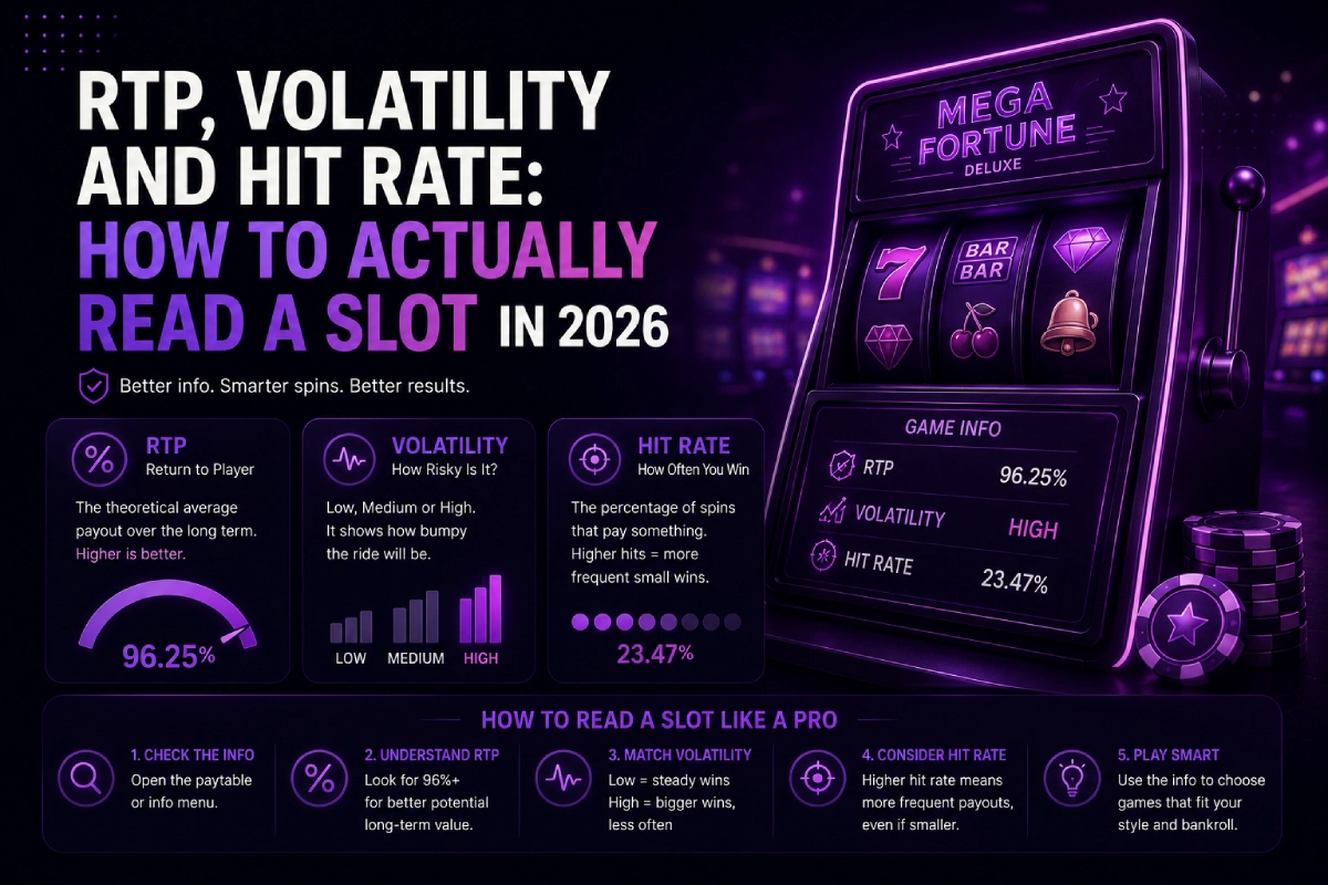 RTP, volatility and hit rate explained